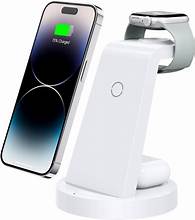 3 in 1 Charging Station for iPhone, Wireless Charger for iPhone 17 16e 16 15 14 13 12 11 X Pro Max & Apple Watch - Wireless Charging Station for AirPods 4 3 Pro
